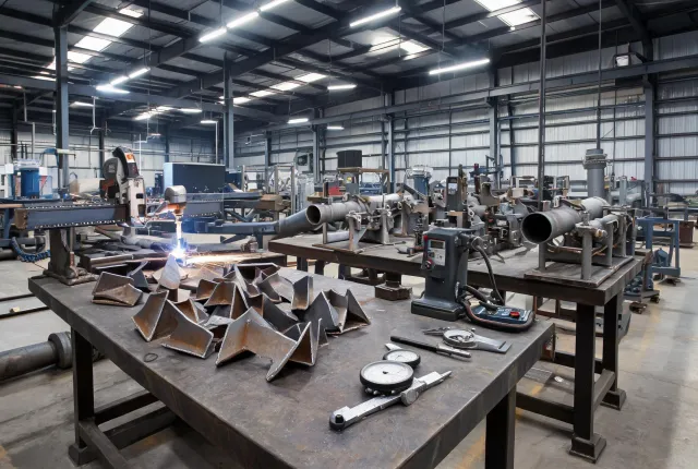 Energy pipeline skid fabrication